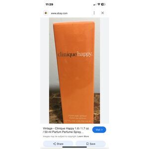 New Clinique Happy Perfume Spray 1.7 fl oz